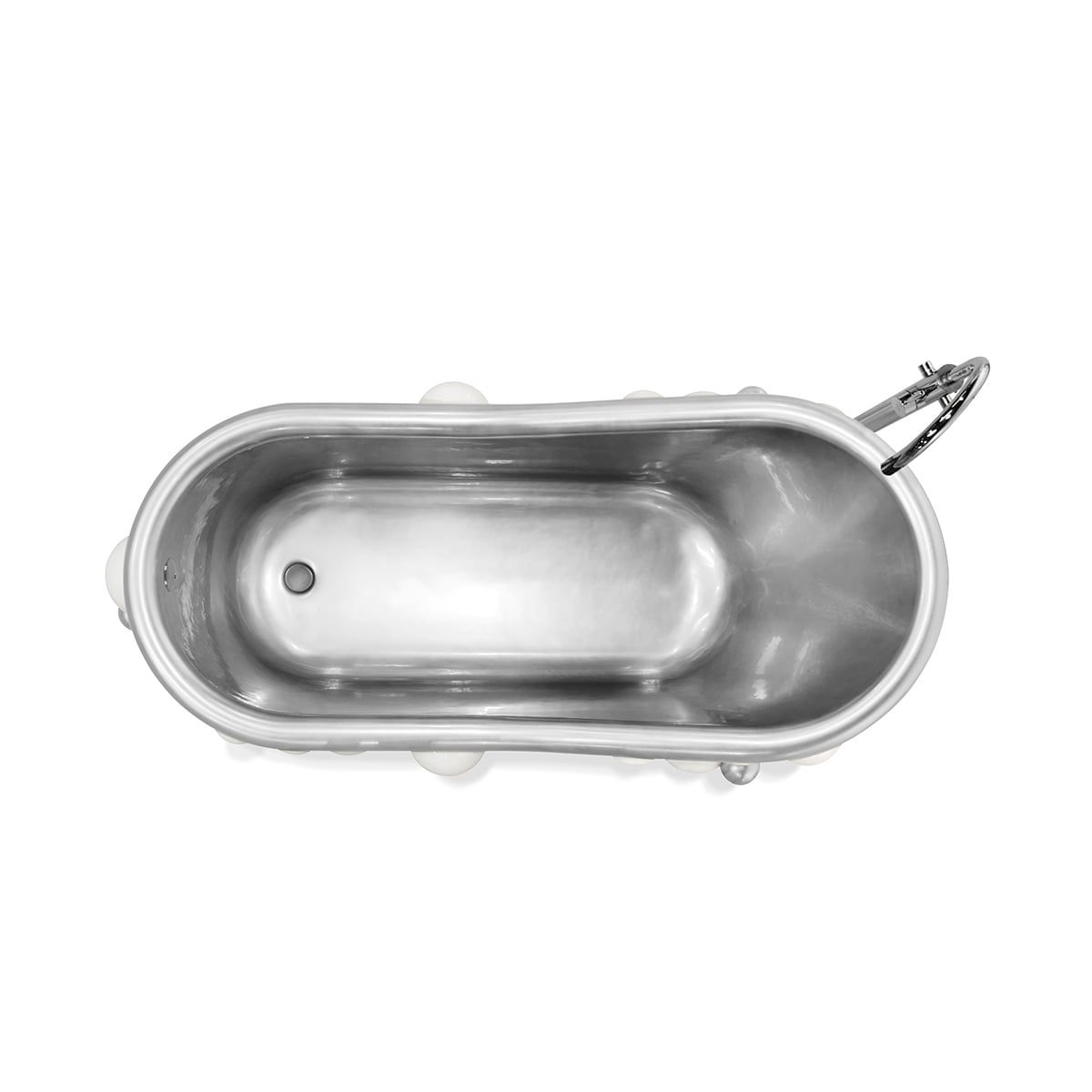  Bồn tắm Newton White Silver 