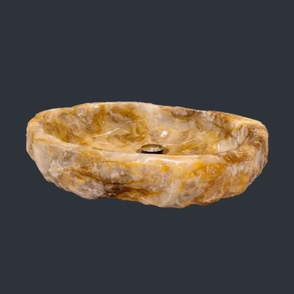  Chậu lavabo đá Crystal tự nhiên - OCHematoid03 