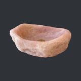  Chậu lavabo đá Rose Quartz tự nhiên - ORQ03 