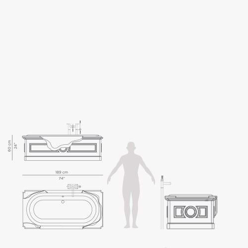  Bồn tắm Petra Beige 