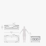  Bồn tắm Petra Black 