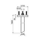  Vòi chậu lavabo âm trần SS316L Raptor - RAP0095 