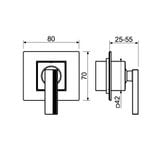  Bộ trộn gắn tường 1 đầu ra SS316L Raptor - RAP1111 