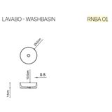  Chậu lavabo solid surface RING 01 