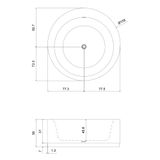 Bồn tắm solid surface RING 01 