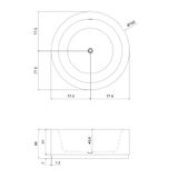  Bồn tắm solid surface RING 02 