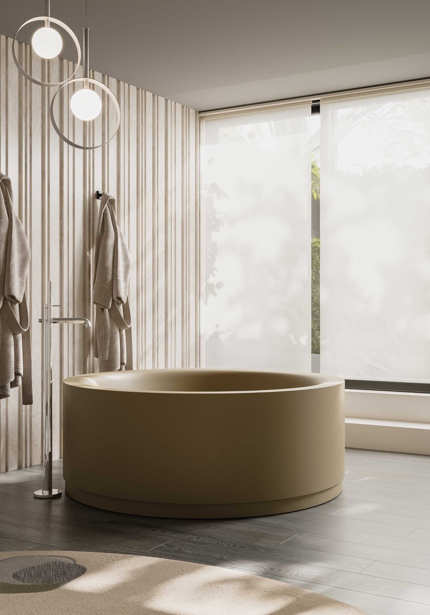  Bồn tắm solid surface RING 02 
