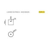  Chậu lavabo đặt bàn trong suốt - RING 01 