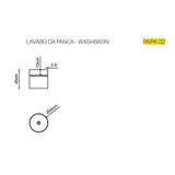  Chậu lavabo solid surface RING 02 