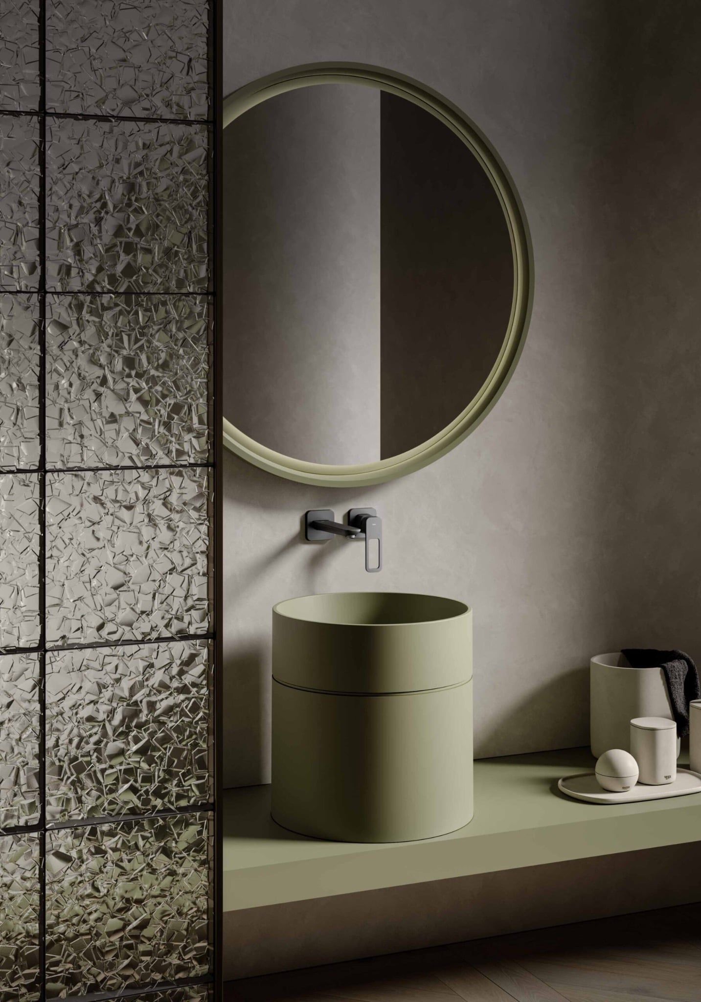  Chậu lavabo solid surface RING 02 