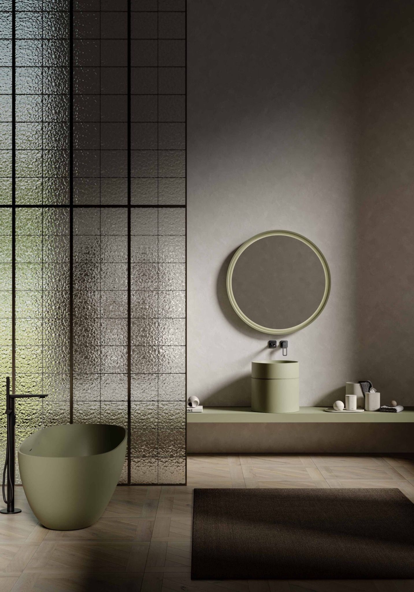  Chậu lavabo solid surface RING 02 