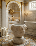  Chậu lavabo đá marble tự nhiên Royal Lion 