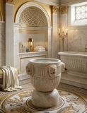  Chậu lavabo đá marble tự nhiên Royal Lion 