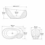  Bồn Tắm Đá Marble Tự Nhiên - Seashell 