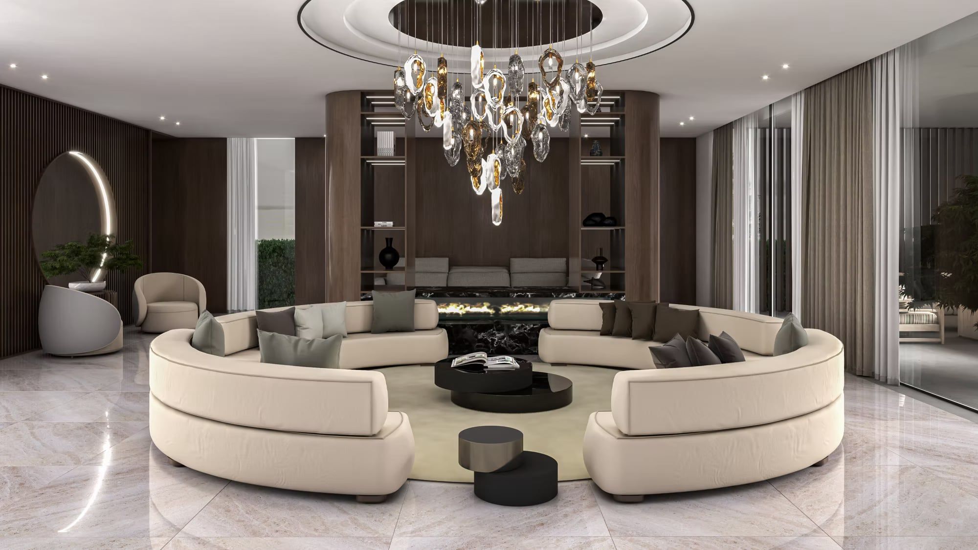  Đèn chùm Seashell số 15 