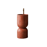  Chậu rửa mặt chân dài bằng đá marble tự nhiên - Sedona 03 