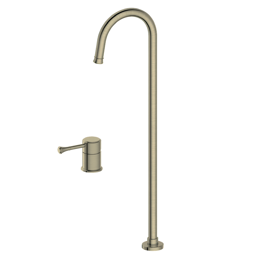  Vòi chậu lavabo chân dài gắn sàn bằng đồng Calma ZBG - SP587-WS875 