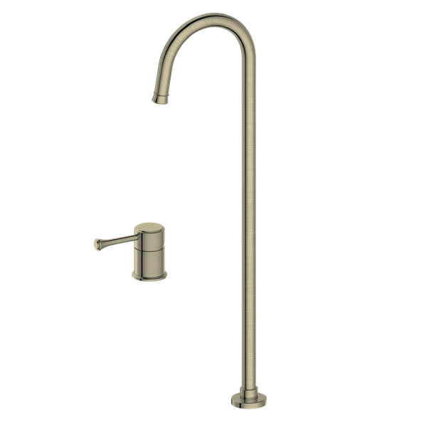  Vòi chậu lavabo chân dài gắn sàn bằng đồng Calma ZBG - SP587-WS875 