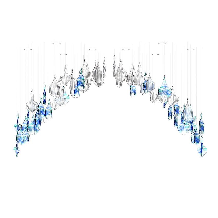  Đèn chùm Stream số 4 