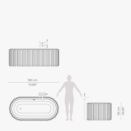  Bồn tắm Symphony Oval 