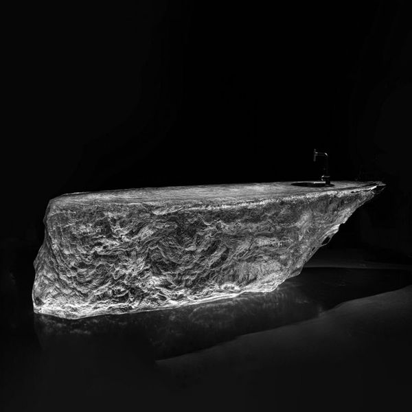  Bàn đảo trong suốt - TYDT01 
