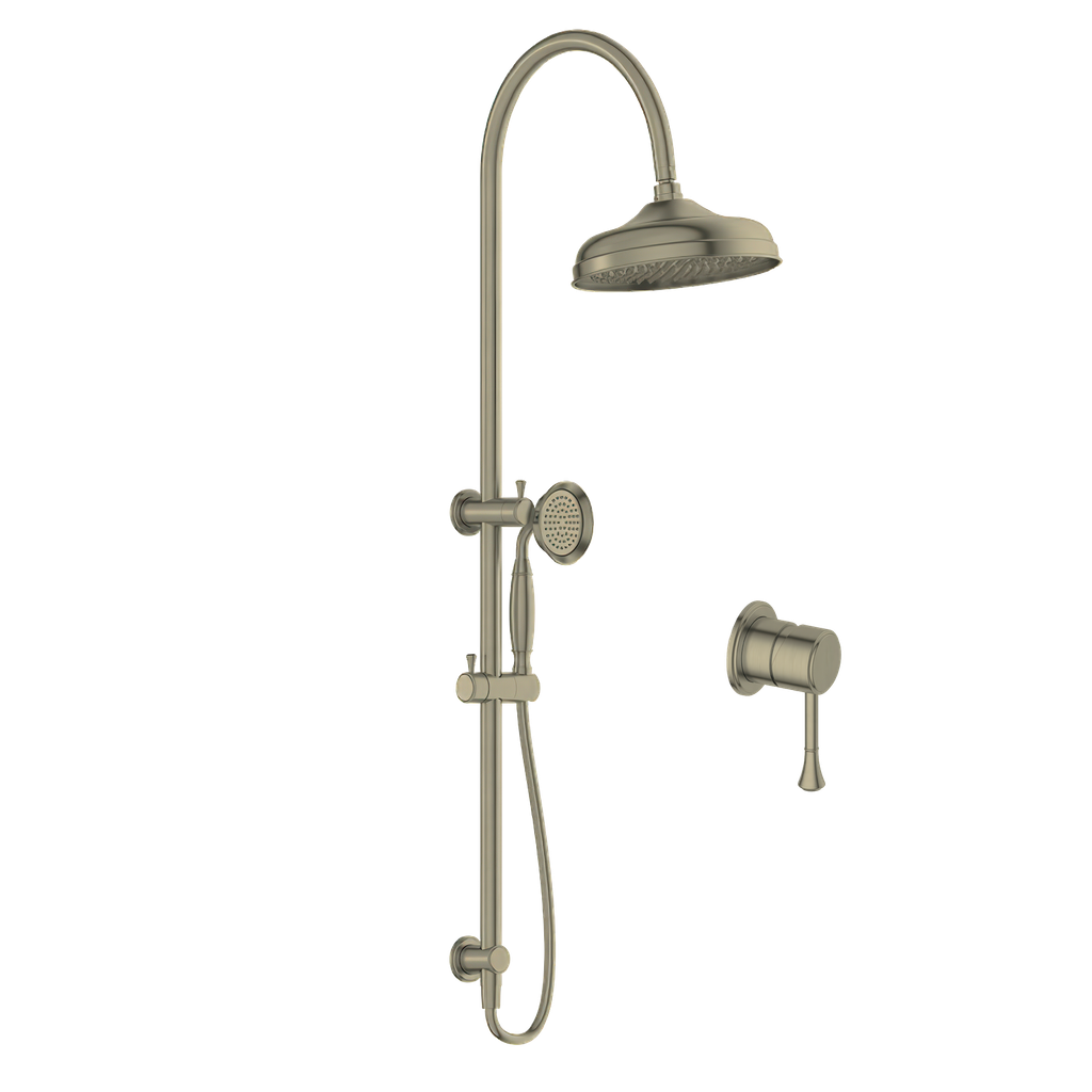  Sen cây gắn tường có vòi sen cầm tay bằng đồng Calma ZBG - WS878-WS875 