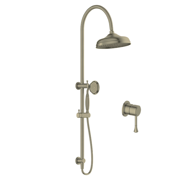  Sen cây gắn tường có vòi sen cầm tay bằng đồng Calma ZBG - WS878-WS875 