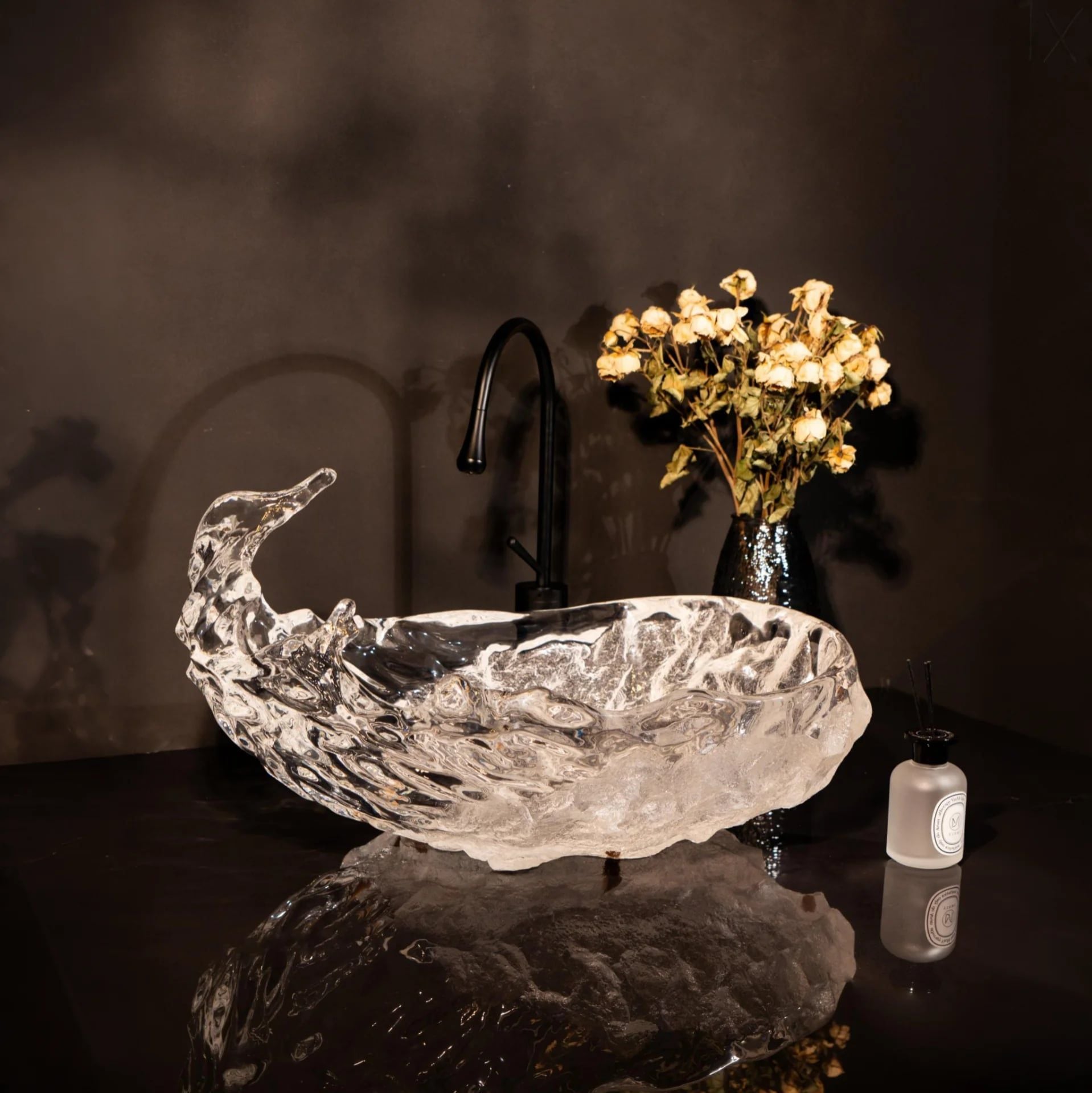  Chậu lavabo đặt bàn trong suốt - ZR006 