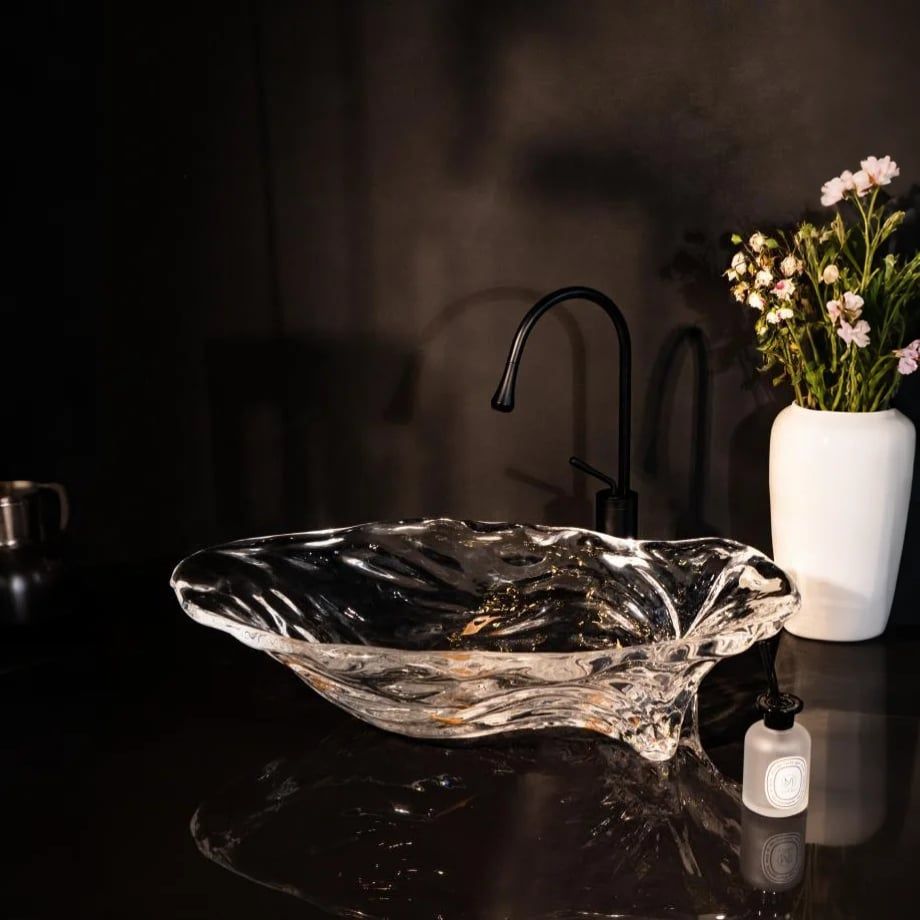  Chậu lavabo đặt bàn trong suốt - ZR007 