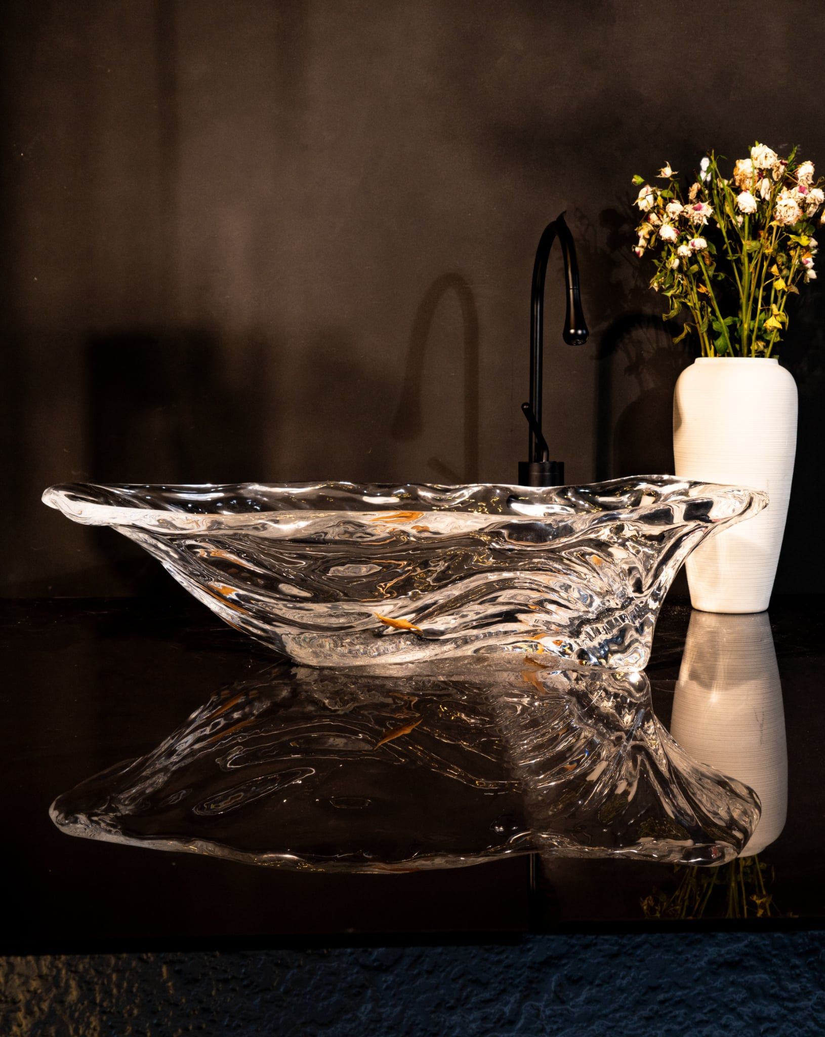  Chậu lavabo đặt bàn trong suốt - ZR007 