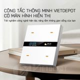  Công tắc thông minh Viet Depot có màn hình hiển thị 