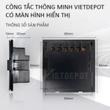  Công tắc thông minh Viet Depot có màn hình hiển thị 