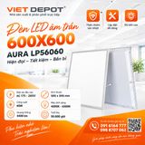  Đèn Led Panel âm trần Viet Depot Aura 600x600 