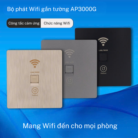  Bộ phát Wifi gắn tường AP3000G 
