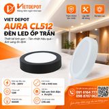  Đèn led áp trần Viet Depot Aura CL512 