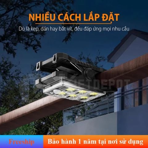  Đèn kẹp năng lượng mặt trời 