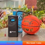  Bơm lốp mini di động cầm tay dùng pin sạc cao cấp màn hình điện tử 
