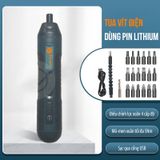  Tua vít điện dùng pin lithium - Ion 