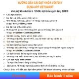  Khóa cửa cổng thông minh Viet Depot Aura S501-G 