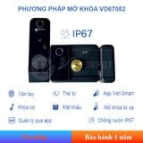  Khóa cửa cổng thông minh Viet Depot Aura S502-G 