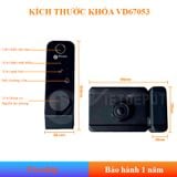 Khóa cửa cổng thông minh 1 chiều chống nước VD67053 