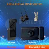  Khóa cửa cổng thông minh 1 chiều chống nước VD67053 
