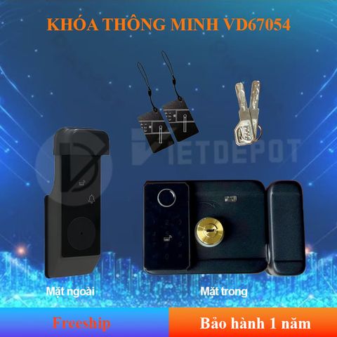  Khóa cửa cổng thông minh Viet Depot Aura S504-G 