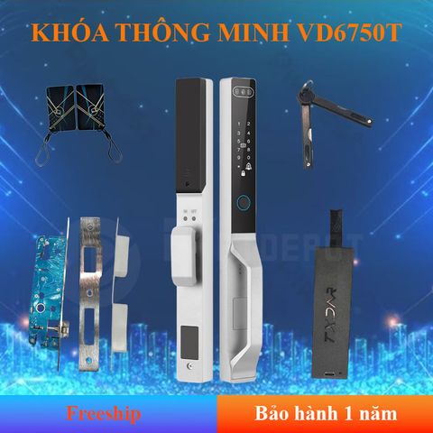  Khóa cửa nhôm thông minh VD6750T 