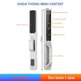  Khóa cửa nhôm thông minh VD6750T 