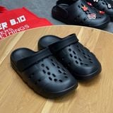 752 - Dép Adidas Adilette Clog 2.0 Black - JR4025 (Sample)