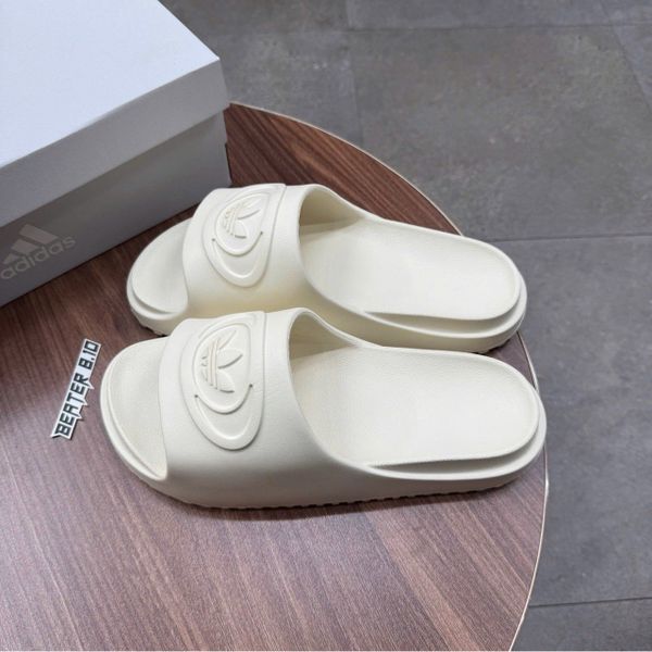 916 - Dép Adidas Adilette Lite Slides Trefoil Logo Cream White