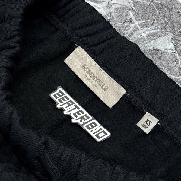 Quần Fear Of God Essentials Relaxed Black Sweatpants - 130BT212170F - 1090