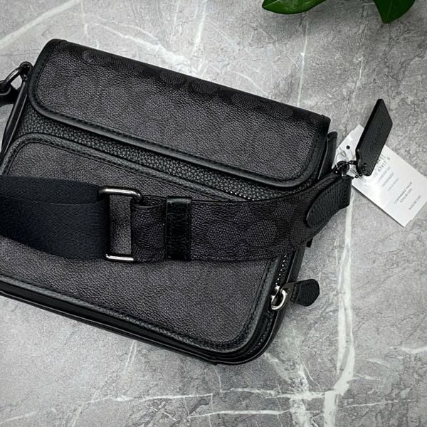 955 - Túi Coach Sullivan Flap Crossbody Bag ‘Black’ - CZ396-QBMI5