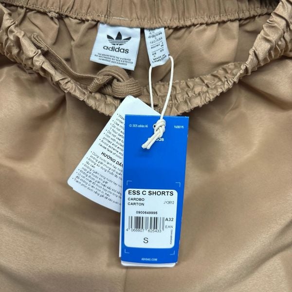 Quần Short Adidas Dệt Túi Hộp Cạp Cao Essentials Cardboard - JY2612 - 1203